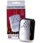 Whitby Hand Warmer Chrome Large 12 Hours Heat, Easy to Refill, Great Gift!